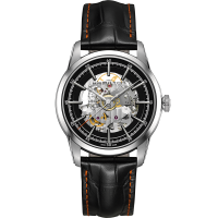 American Classic RailRoad Skeleton Auto - Dial color:Silver - H40655751 |  Hamilton Watch