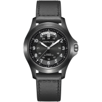 Khaki Field King Auto - Dial color:Black - H64455533 | Hamilton Watch