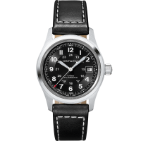 Khaki Field Auto Dial color Black H70455533 Hamilton Watch