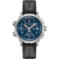 カーキ アビエーション X-Wind GMT Chrono Quartz - ダイヤルカラー:ブルー - H77922541 | Hamilton  Watch