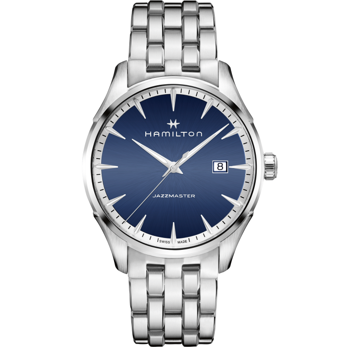 ジャズマスター Gent Quartz - ダイヤルカラー:ブルー - H32451141 | Hamilton Watch