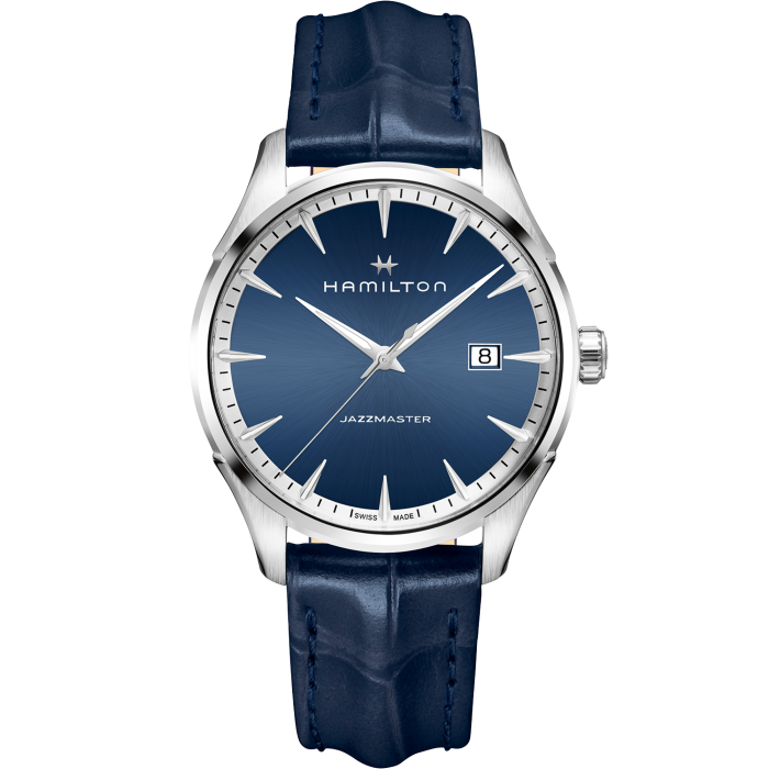 ジャズマスター Gent Quartz - ダイヤルカラー:ブルー - H32451641 | Hamilton Watch