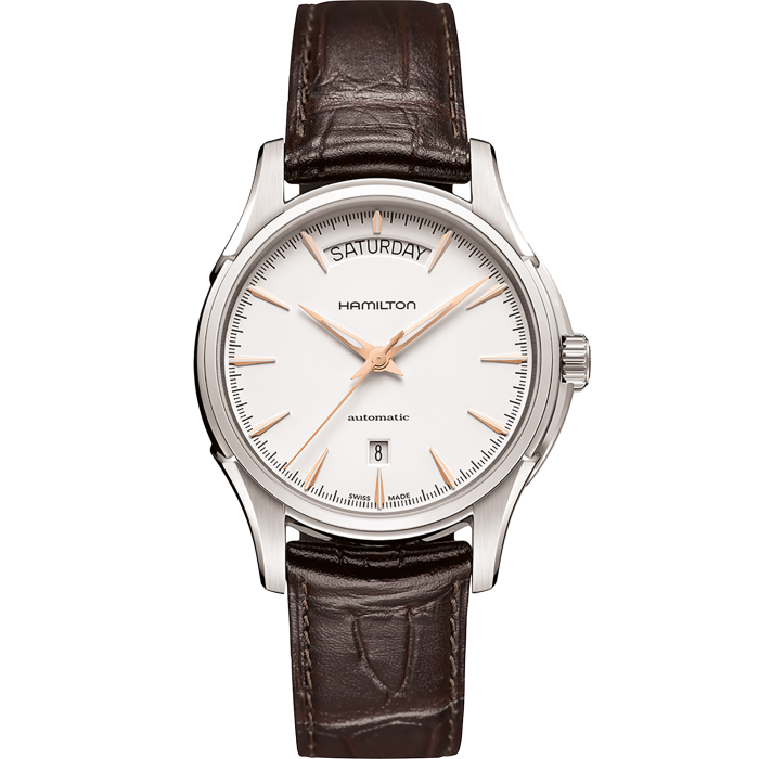 Jazzmaster Day Date Auto - Dial color:White - H32505511 | Hamilton Watch