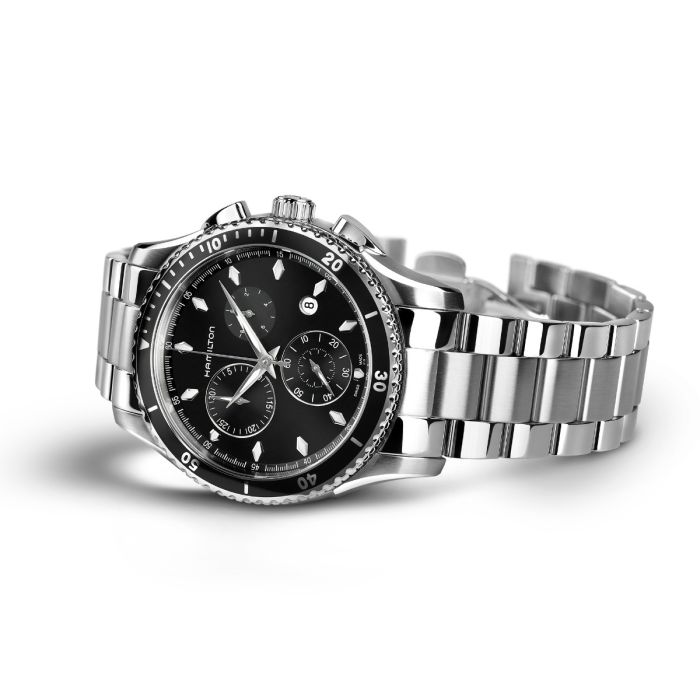 ジャズマスター Seaview Chrono Quartz - ダイヤルカラー:ブラック - H37512131 | Hamilton Watch