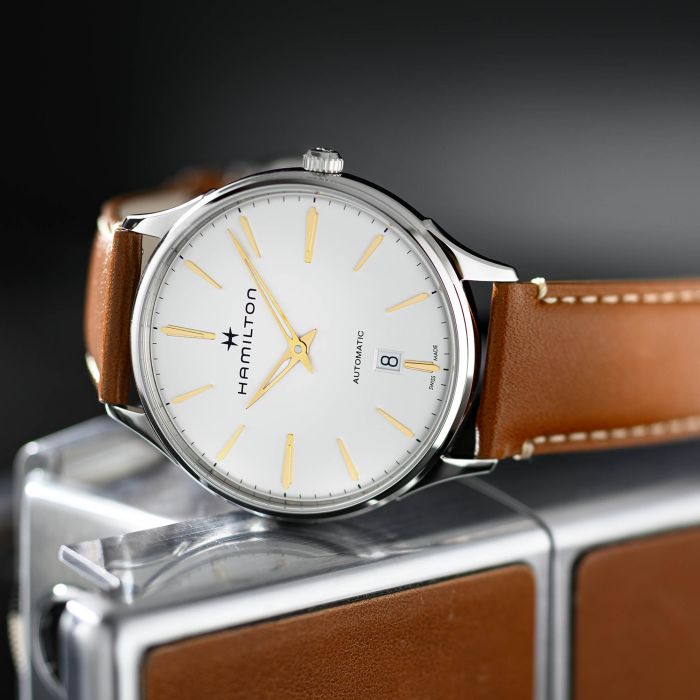 ジャズマスター Thinline Auto - ダイヤルカラー:ホワイト - H38525512 | Hamilton Watch