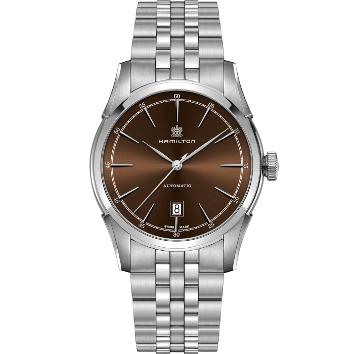 American Classic Spirit of Liberty Auto - Dial color:Brown - H42415101 |  Hamilton Watch