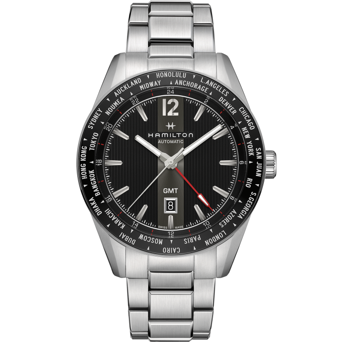 Broadway GMT | LIMITED EDITION - Dial color:Black - H43725131 | Hamilton  Watch