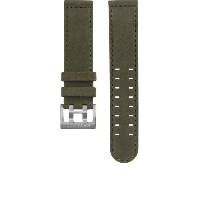 Khaki Field Green Strap 20mm Hamilton Watch H6000001191 Hamilton Watch