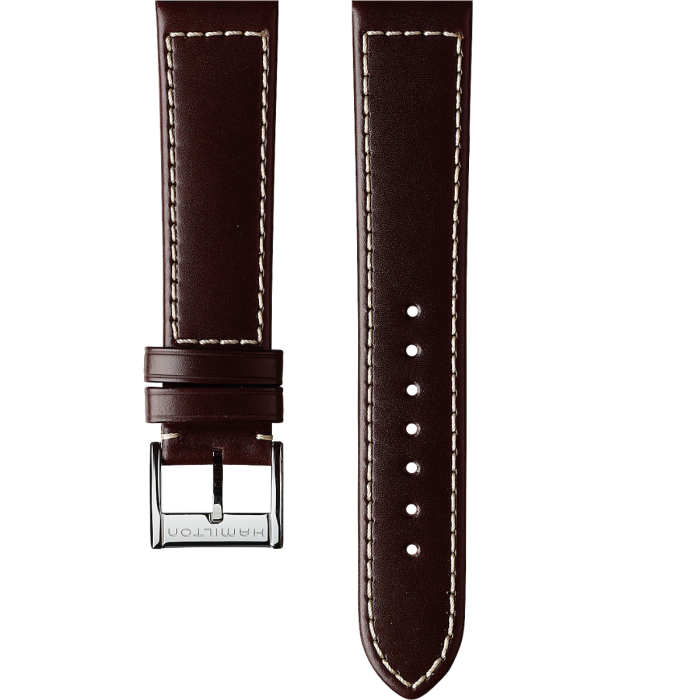 カーキ ネイビー BROWN STRAP 20mm - ストラップカラー:ブラウン - H6007841011 | Hamilton Watch