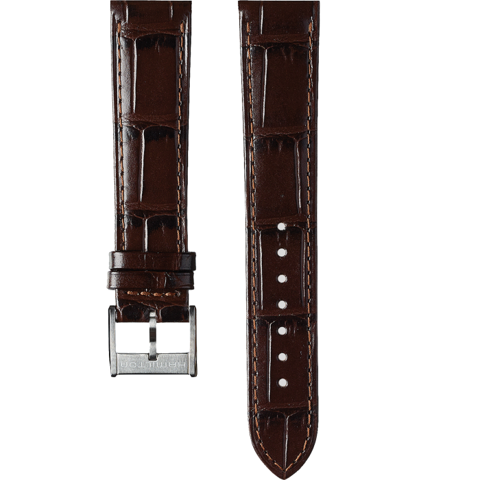 Jazzmaster BROWN STRAP 20mm - Strap color:Brown - H6003251111 ...