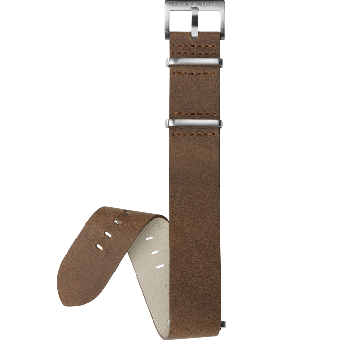 カーキ アビエーション BROWN STRAP 22mm - ストラップカラー:ブラウン - H6007651151 | Hamilton Watch