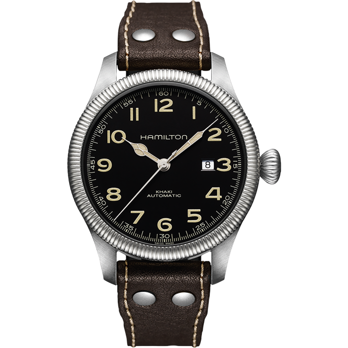 Khaki Field Pioneer Auto - Dial color:Black - H60515533 | Hamilton Watch