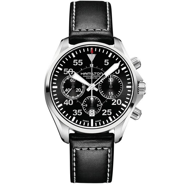 Hamilton khaki aviation pilot pioneer auto chrono hotsell