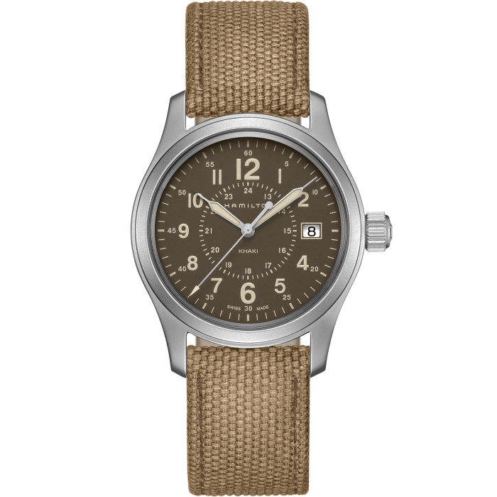 Khaki Field Quartz - Dial color:Brown - H68201993 | Hamilton Watch