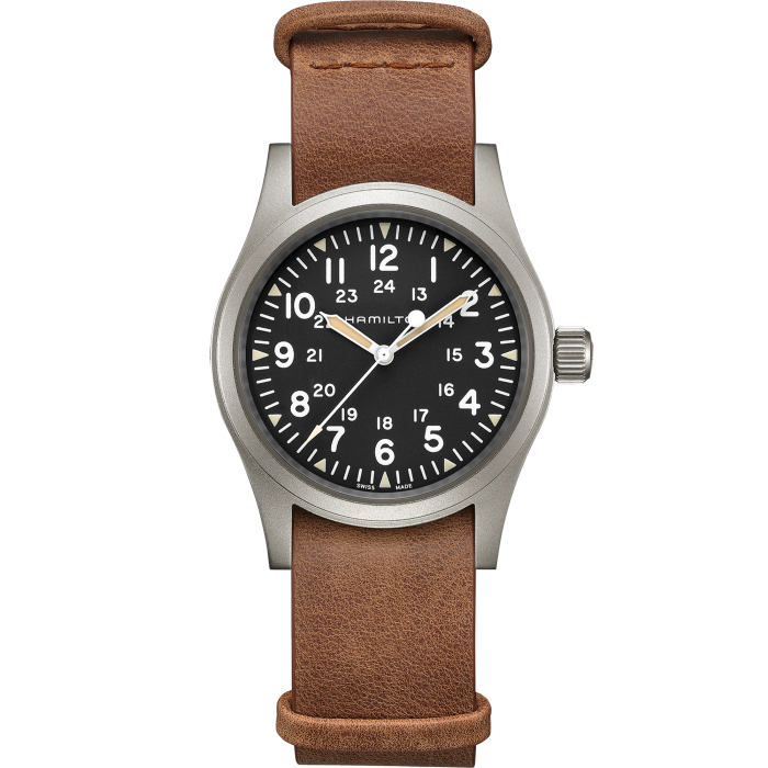 Khaki Field Mechanical Color de la esfera Negro H69439531 Hamilton Watch