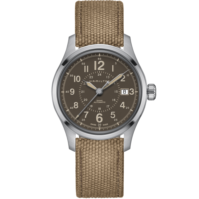 Khaki Field Auto - Dial color:Brown - H70305993 | Hamilton Watch