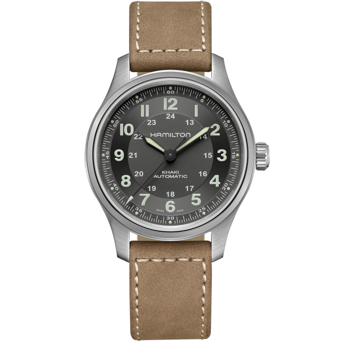 Khaki Field Titanium Auto Hamilton Watch H70545550 Hamilton Watch