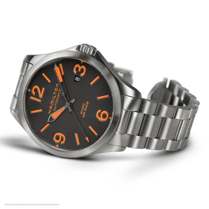 Khaki Aviation Air Race Auto - Dial color:Black - H76235131 | Hamilton Watch