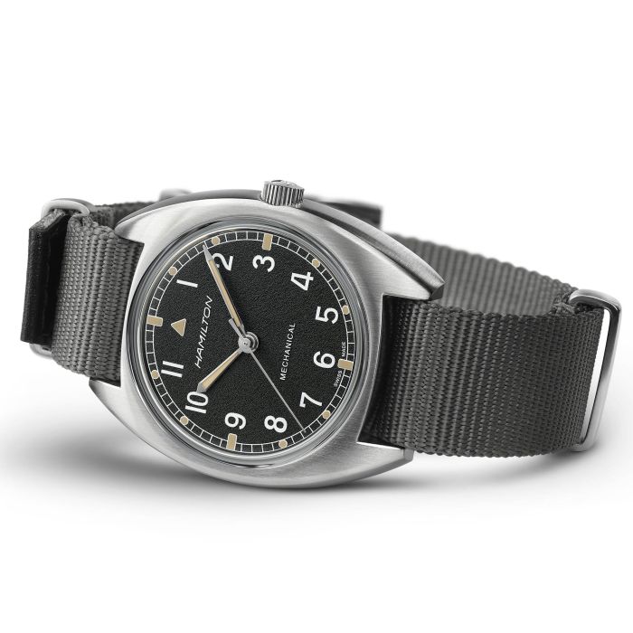 Khaki Aviation Pilot Pioneer Mechanical - Dial color:Black - H76419931 | Hamilton  Watch