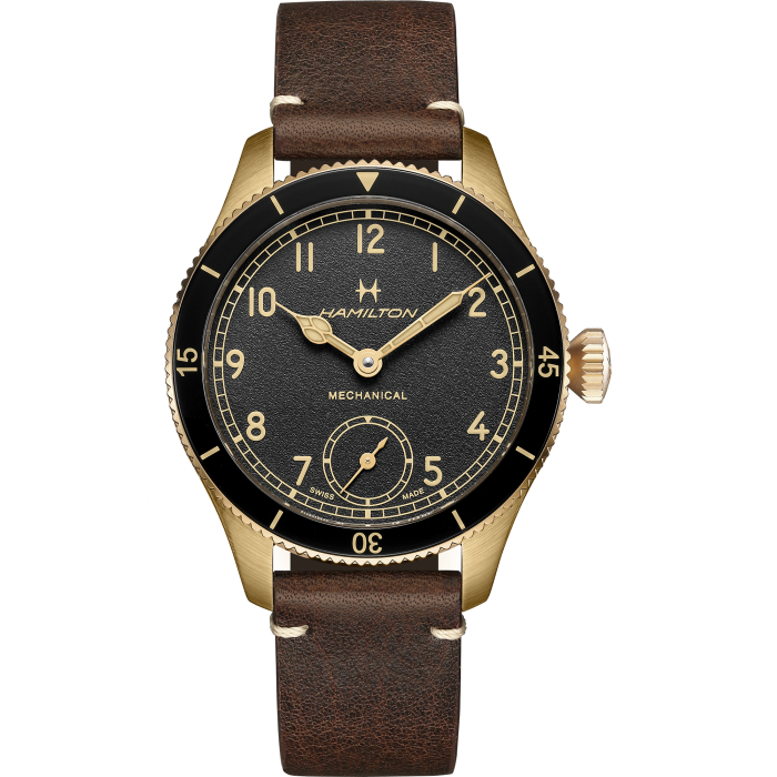 Khaki Aviation Pilot Pioneer Bronze - Farbe des Zifferblatts:Schwarz -  H76709530 | Hamilton Watch