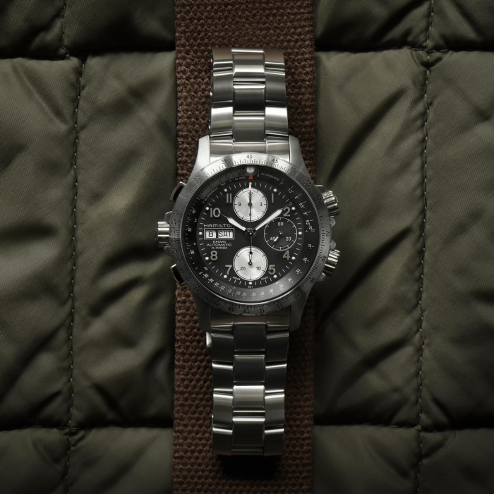 カーキ アビエーション X-Wind Auto Chrono - ダイヤルカラー:ブラック - H77616133 | Hamilton Watch