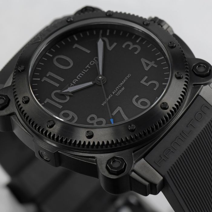 Khaki Navy BeLOWZERO Auto - Limited Edition - Dial color:Black - H78505331  | Hamilton Watch