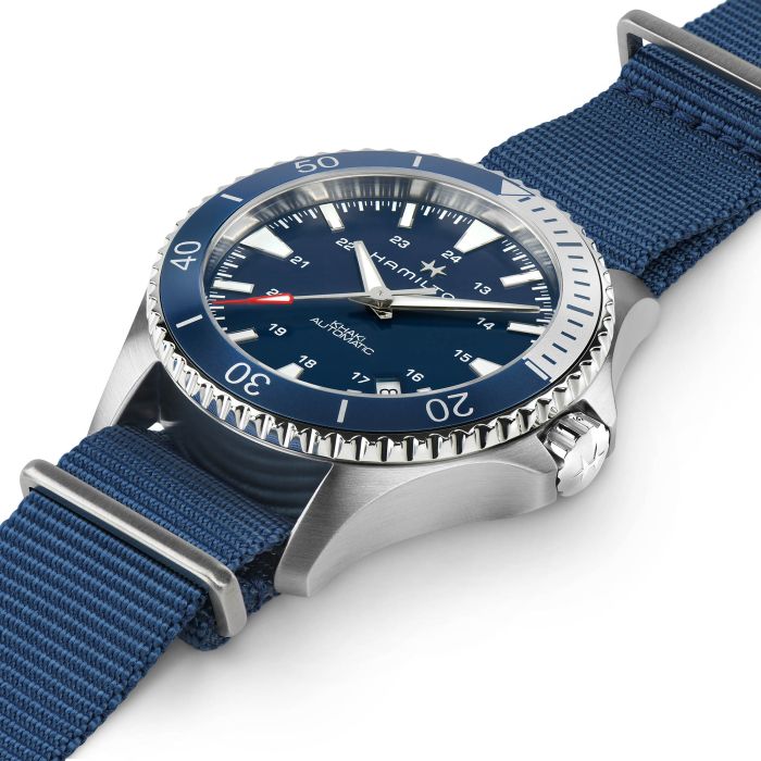 Khaki Navy Scuba Auto Dial color Blue H82345941 Hamilton Watch