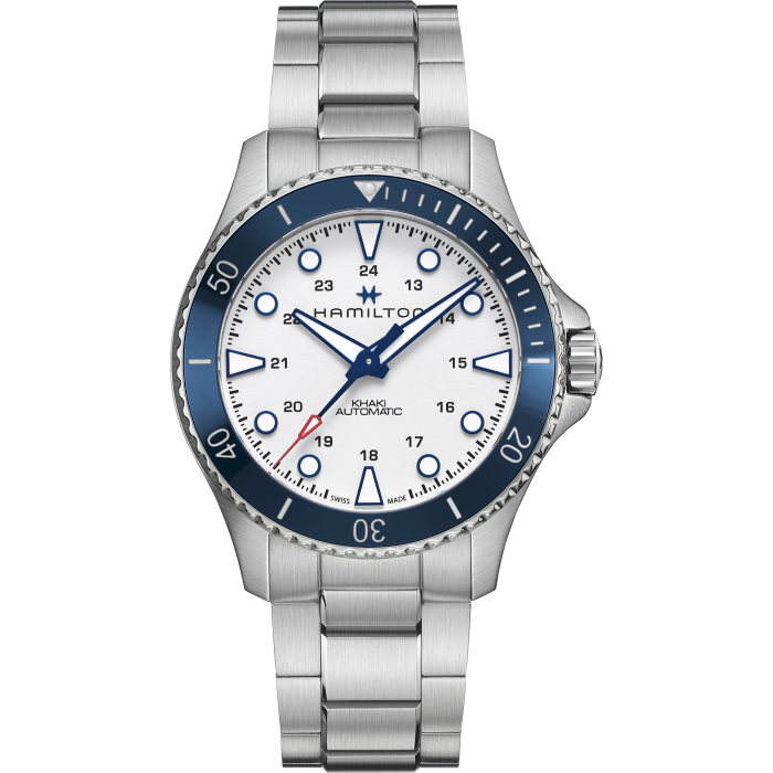 Khaki Navy Scuba Auto - Dial color:Silver - H82505150 | Hamilton Watch