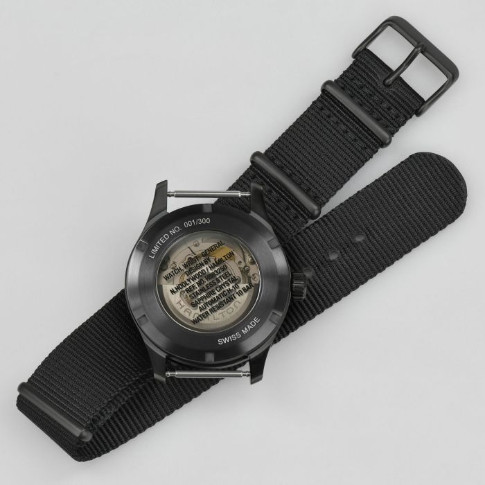 カーキ フィールド Auto N. Hoolywood Limited Edition - ダイヤルカラー:ブラック - H89325430 |  Hamilton Watch