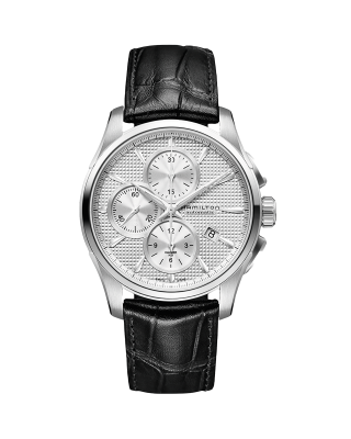 Jazzmaster Chronometer Watch Auto Chrono - Silver Dial - H32596151 