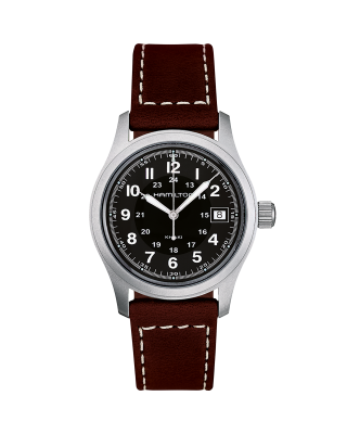 Khaki Field Quartz - Dial color:Black - H68551733 | Hamilton Watch