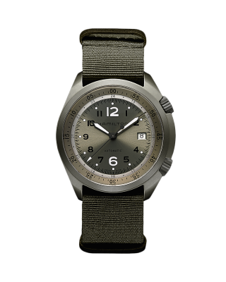 Khaki Aviation Automatic Watch Pioneer Alu - Black Dial