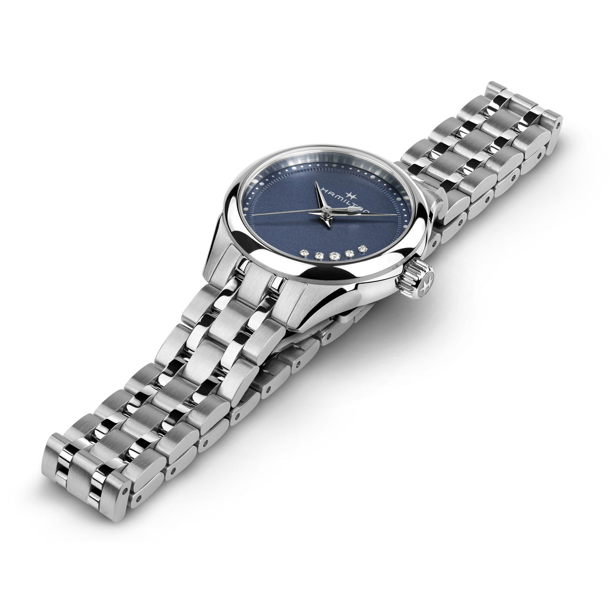 Jazzmaster Lady Quartz - Blue dial - Steel bracelet - H32111140 