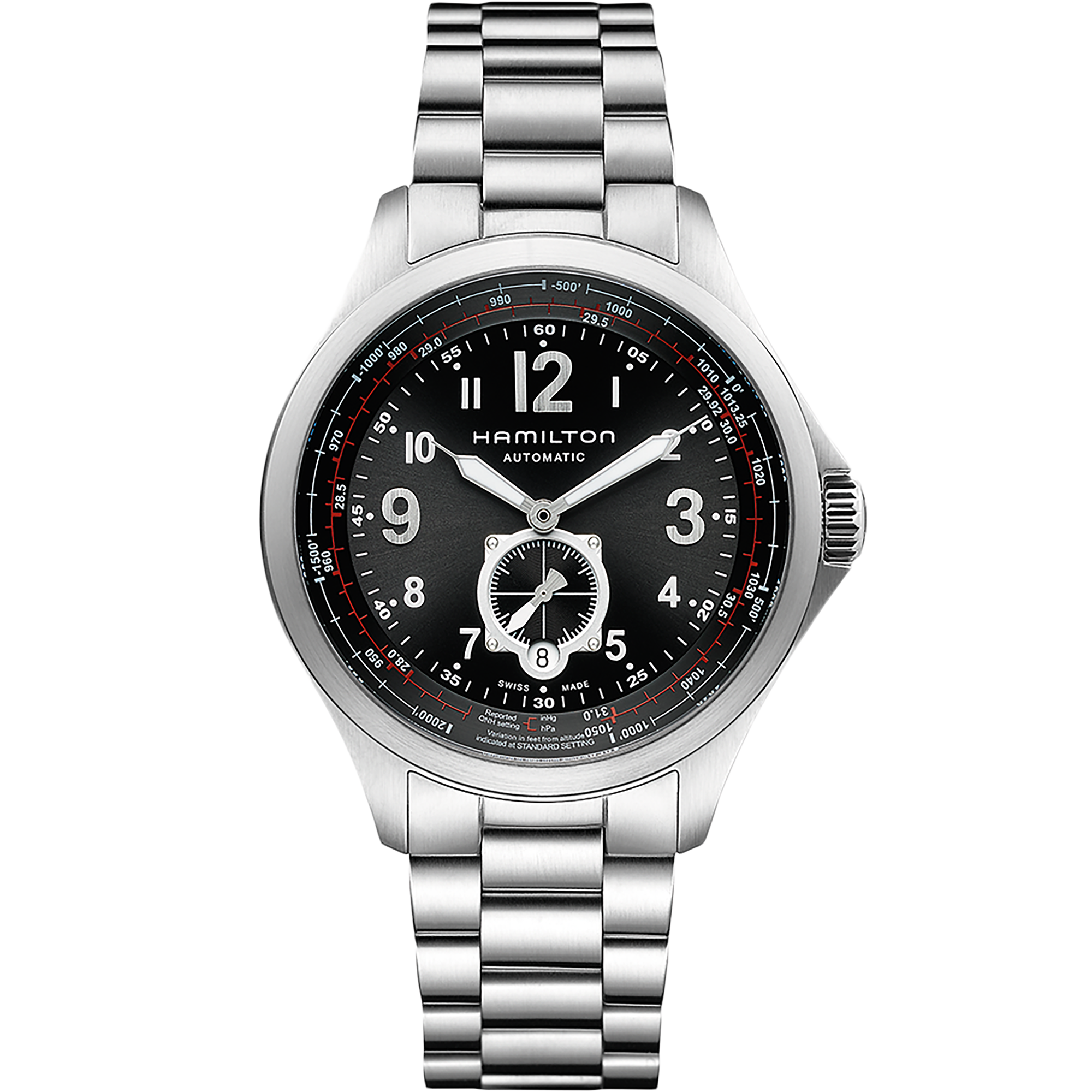 Khaki Aviation QNE Automatic Watch - H76655133 | Hamilton Watch