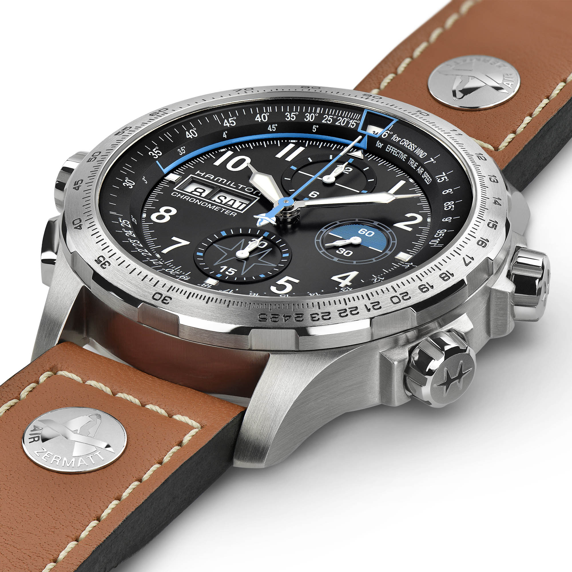 Khaki Aviation Khaki X Wind Air Zermatt Auto Chrono | LIMITED EDITION