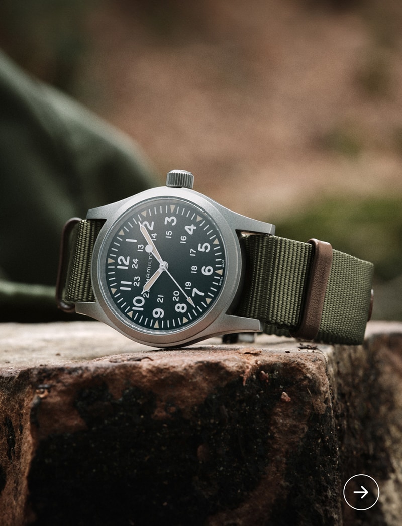 Hamilton khaki field mechanical nato strap hotsell